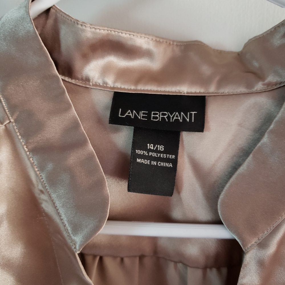 Lane Bryant Gold Blouse